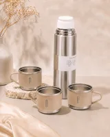 Thermos Inox 500ml + 3 verres ☕ Ton café/thé chaud jusqu'à 12h 6