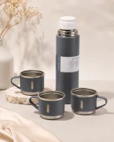 Thermos Inox 500ml + 3 verres ☕ Ton café/thé chaud jusqu'à 12h 3