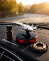 AeroScent ✈️ Diffuseur avion solaire — ta voiture sent bon, sans pile 3