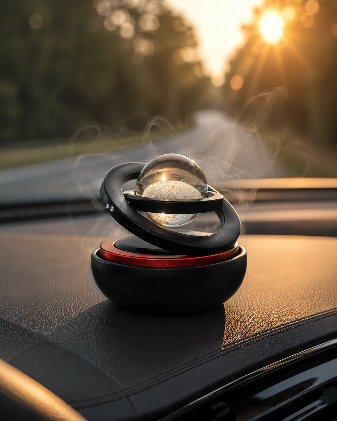 Orbital Scent – Diffuseur de parfum solaire pour voiture